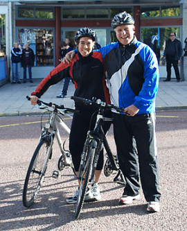 Gävle Energi vann Utmaingen ifjol. Här representerat av Malin Karlsson och Curt Ståhlenberg.