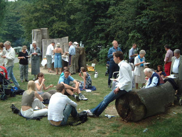 Ett par grillar och lite GO: Här från en brunch i Parc Vidi, Lausanne!