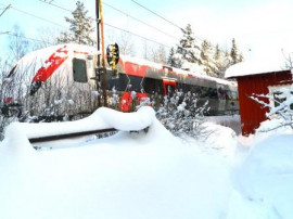 Tågstopp i Kolforsen foto: Niclas Carlson