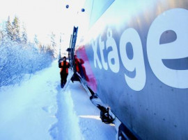 Nytt tågstopp i Kolforsen foto: Niclas Carlson