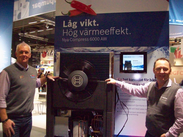 Göran Sundqvist o. Sven Johansson, Bosch Thermoteknik med nya 6000 AW.